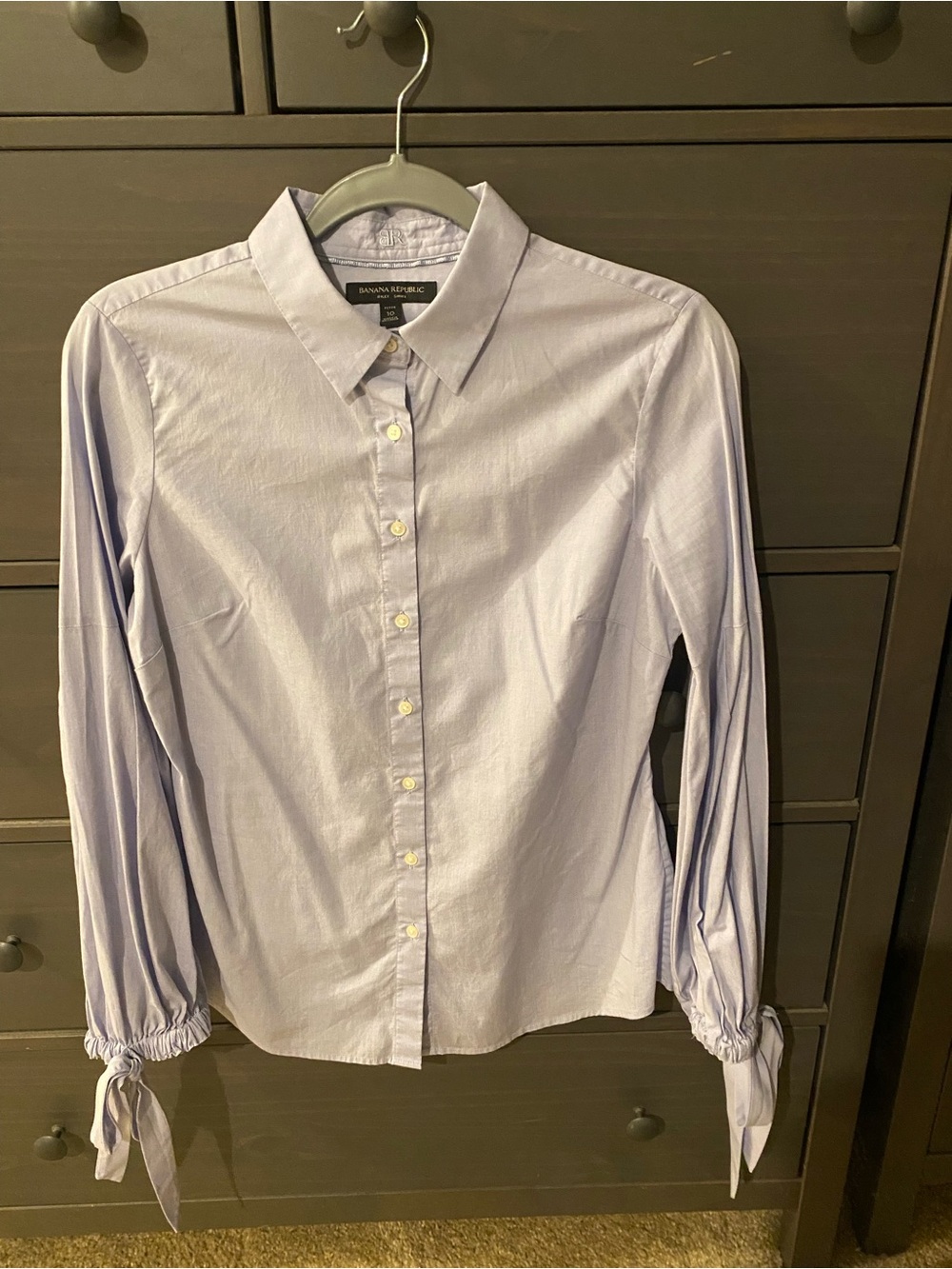Banana Republic Light blue Button-Down Shirt with bell sleeves EUC